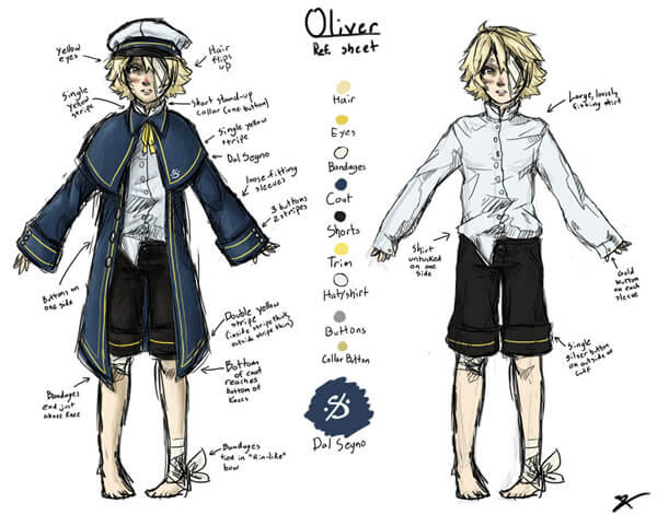 Oliver Reference Sheet by lawlietlk