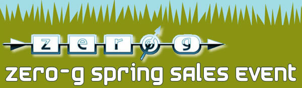 Zero-G Spring Sale